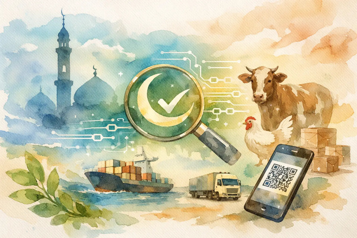 Digitale Nachweise für Halal Herkunft prüfen