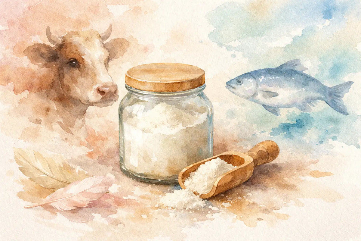 Enthält Kollagenpulver tierische Zusatzstoffe?