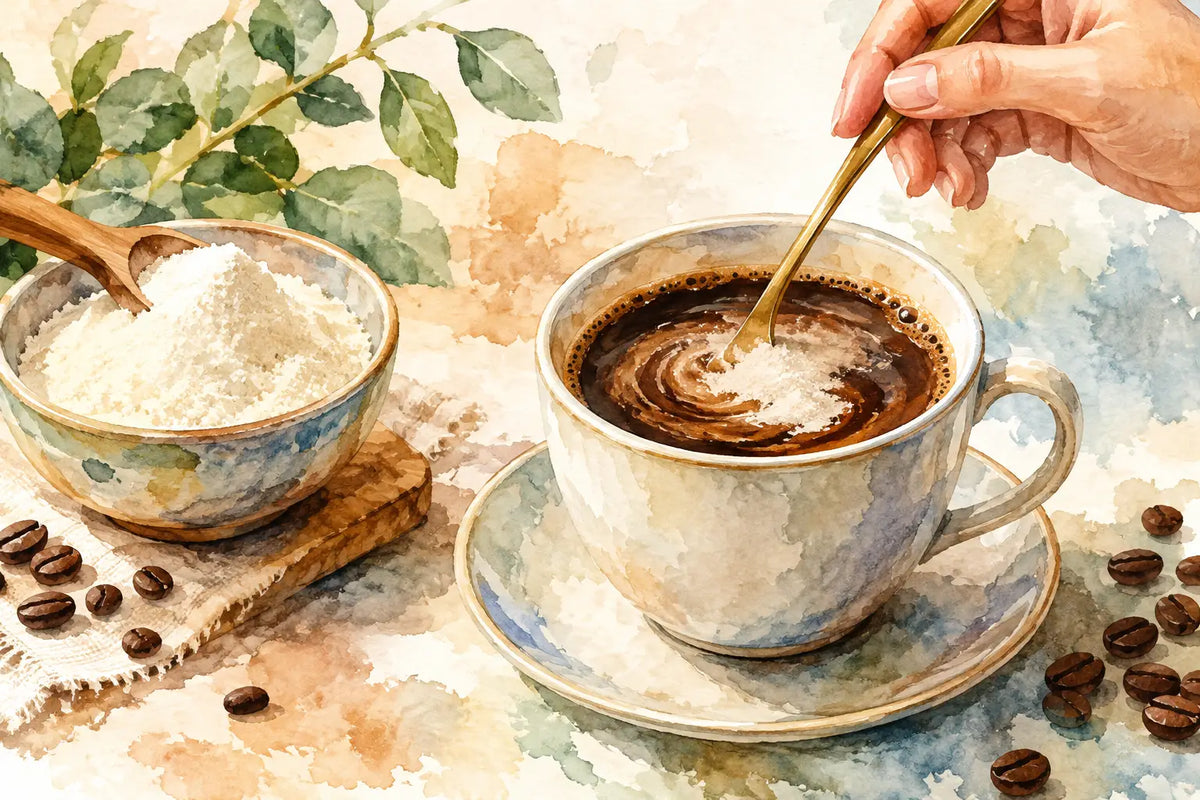 Kollagenpulver im Kaffee richtig auflösen