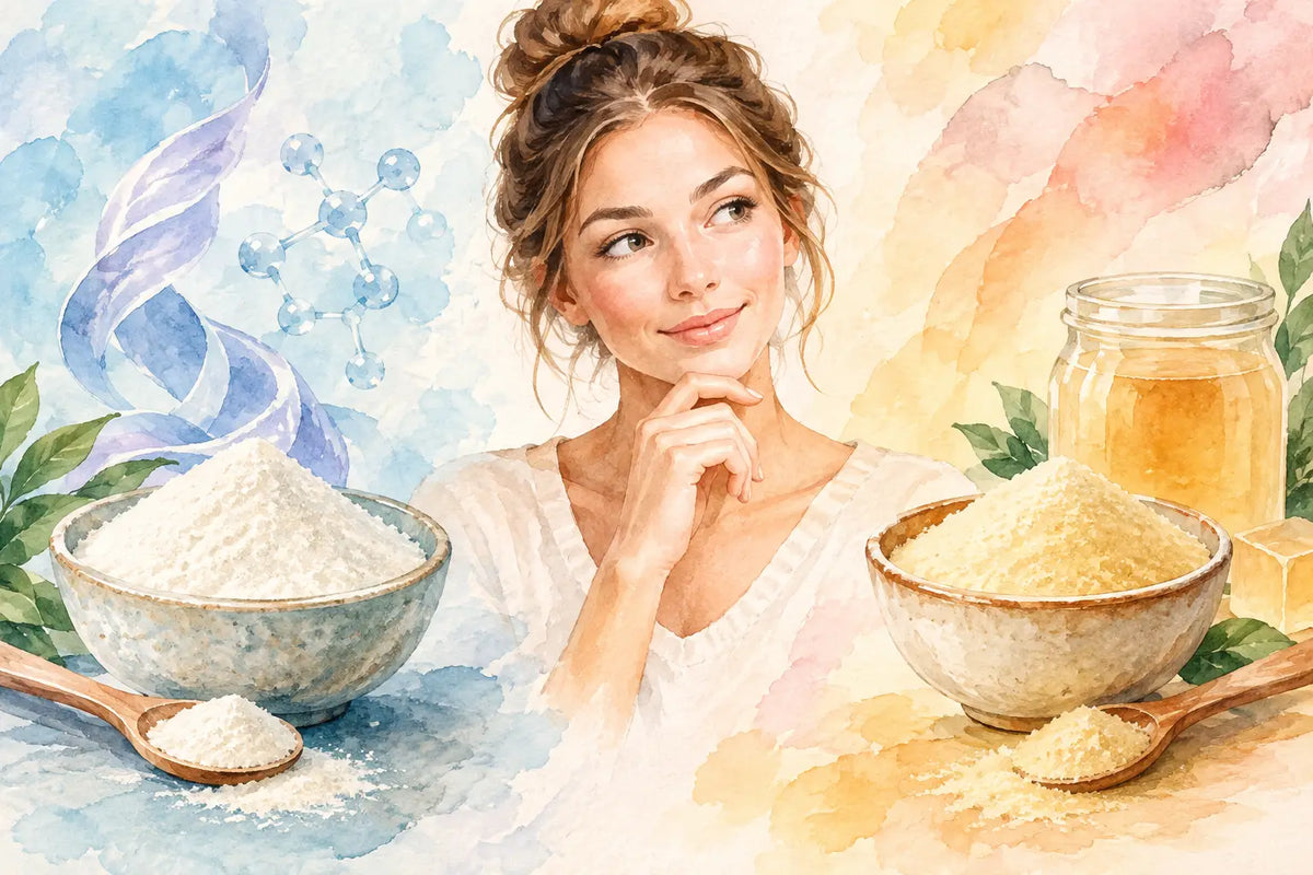 Kollagenpeptide oder Gelatinepulver - was passt?