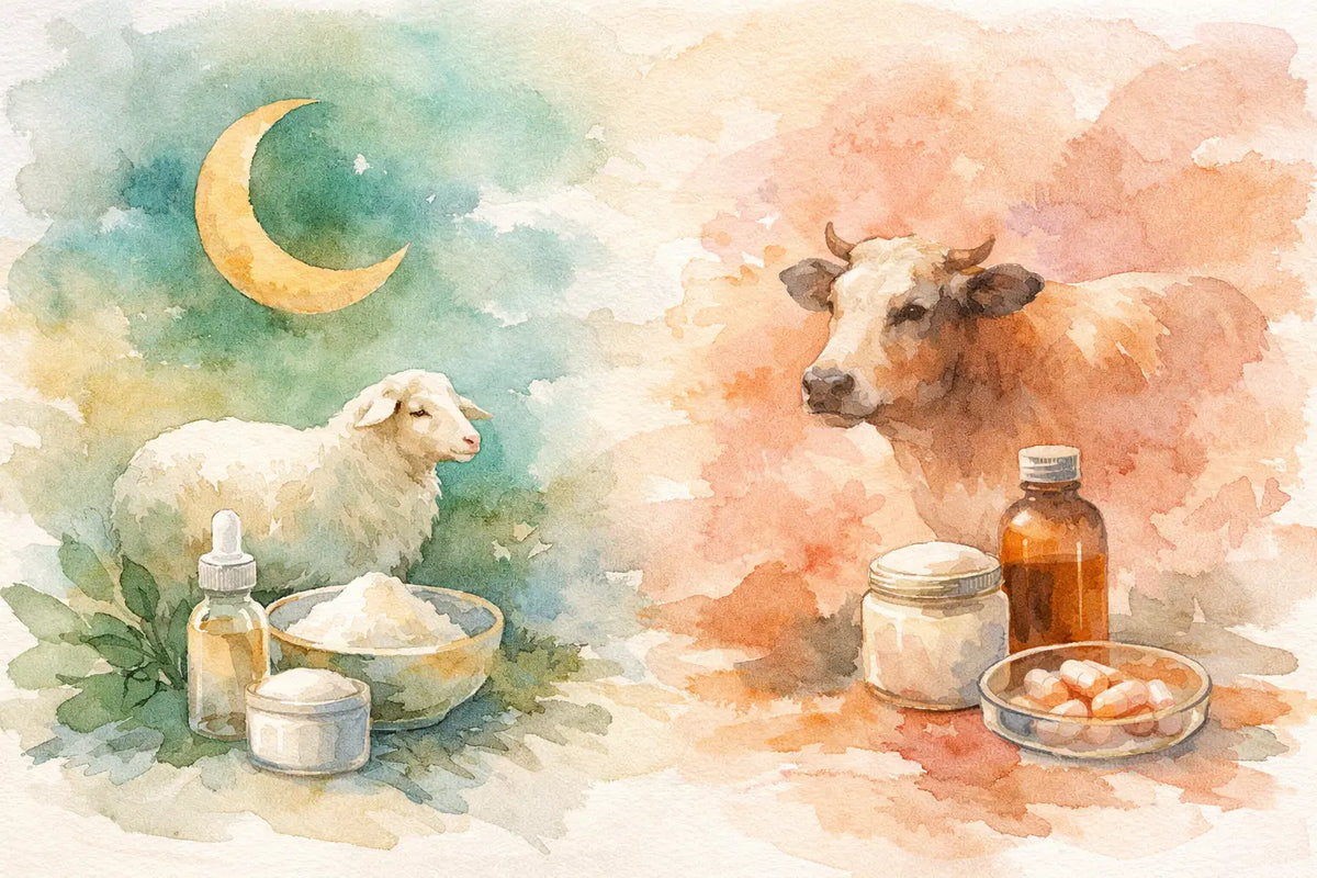 Unterschied zwischen halal und normalem Kollagen