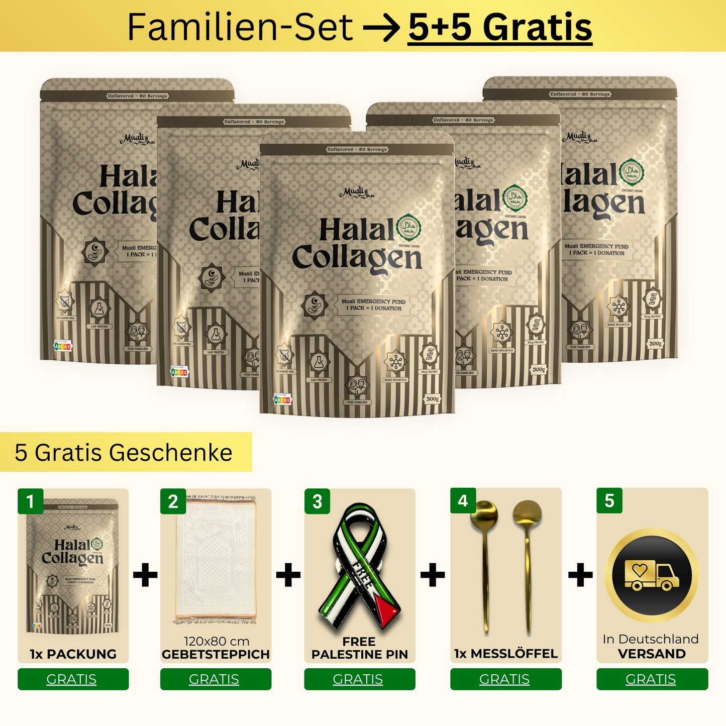 Familien Set Muali Halal Kollagen