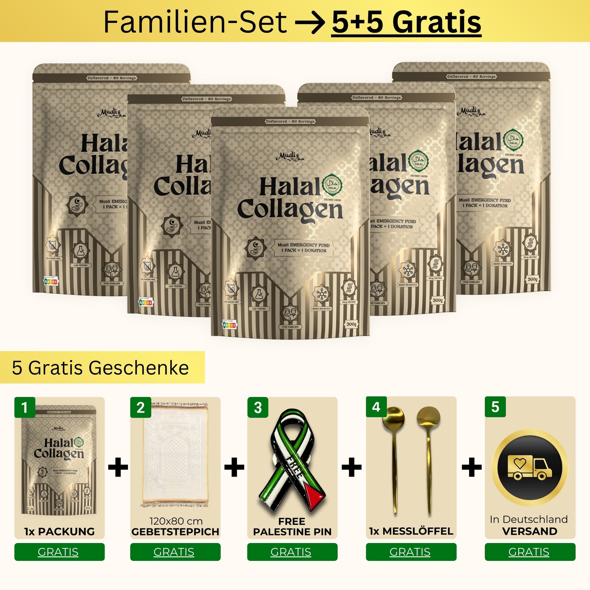 Familien Set Muali Halal Kollagen