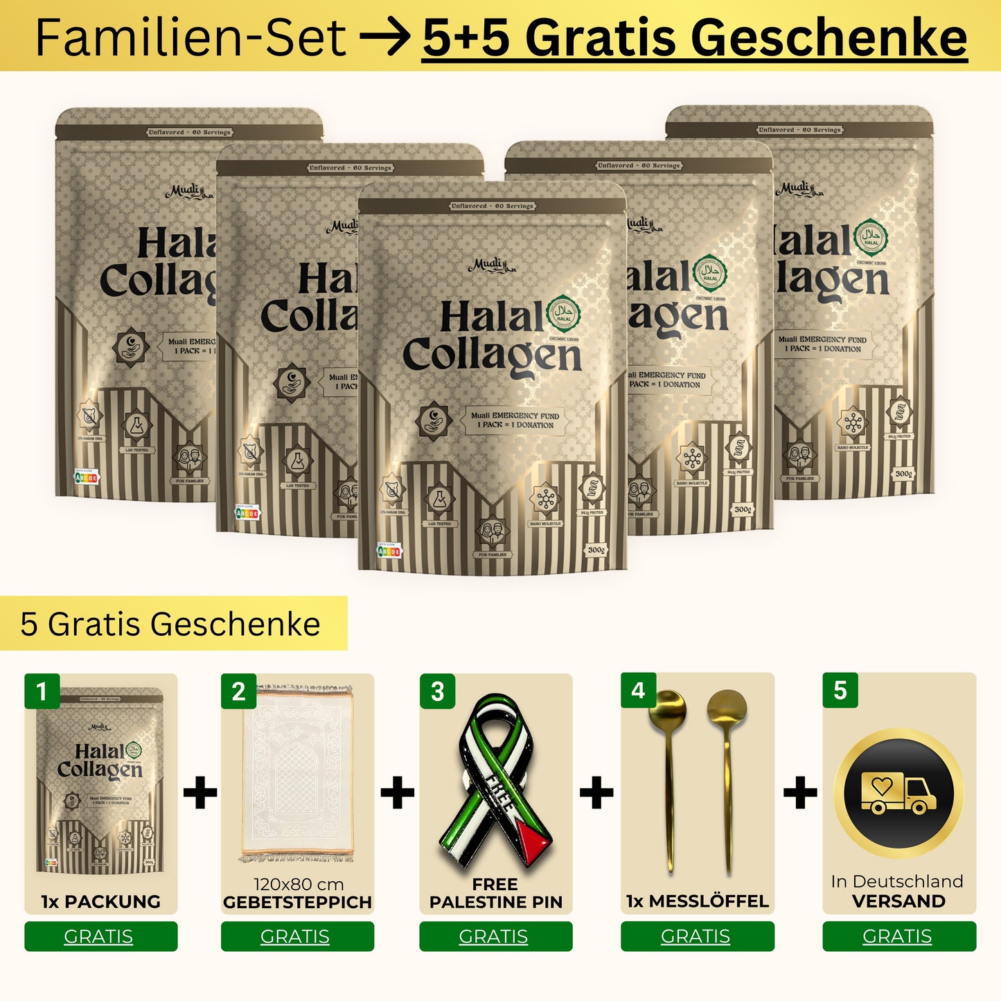 Familien-Set 5+5 Geschenke