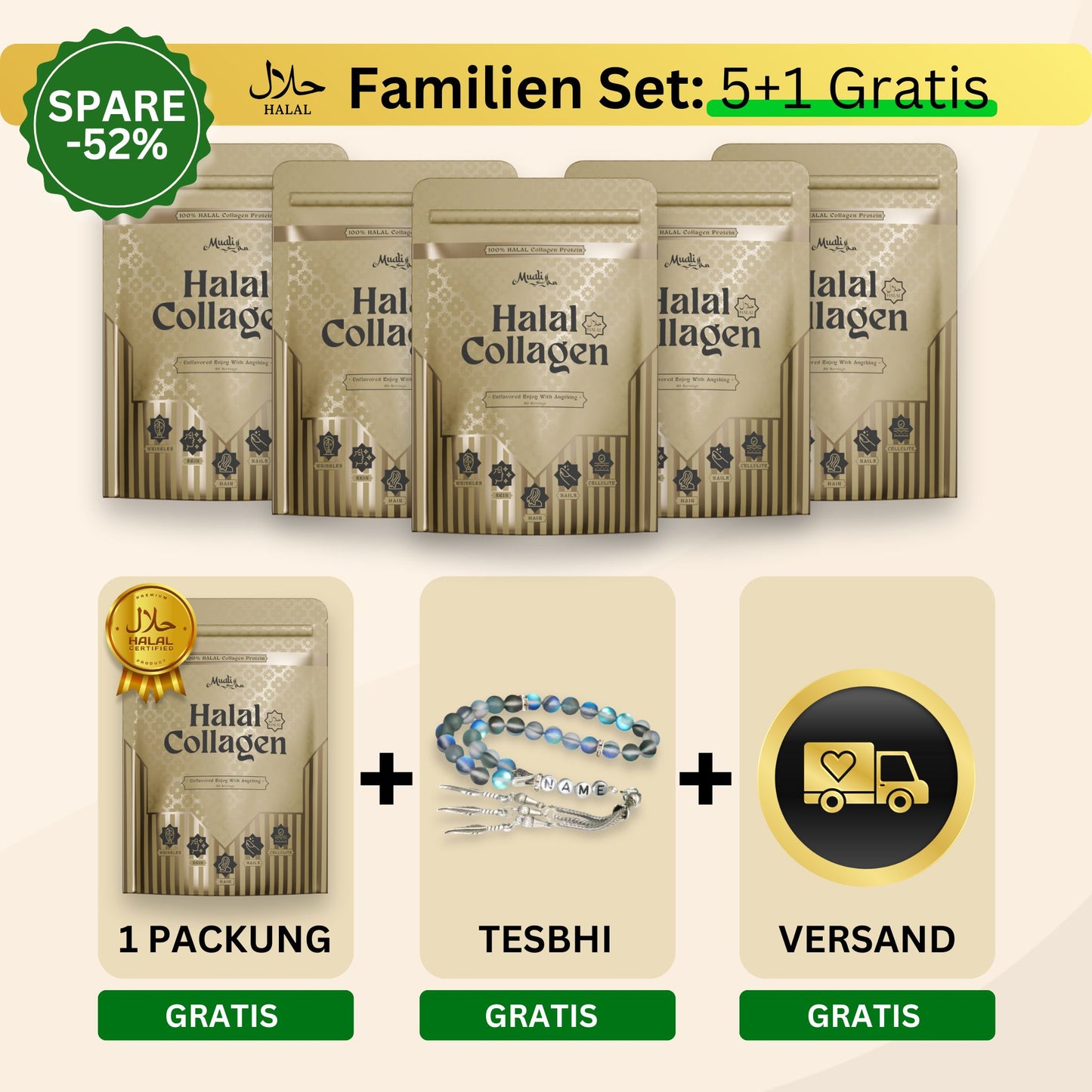April Deal: 5+1 Gratis
