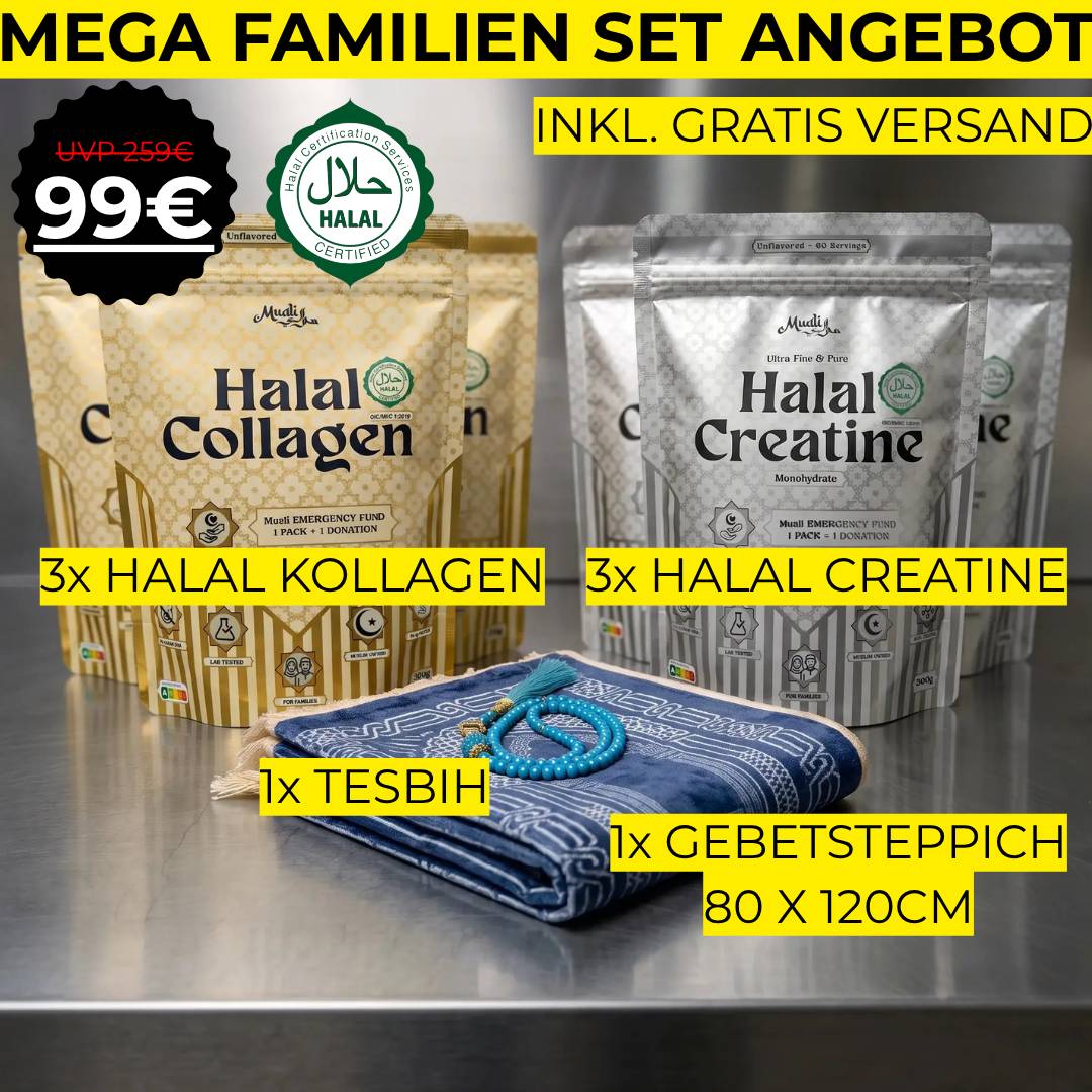 MUALI® Halal Creatine + Kollagen Familien Set-thumbmail-1