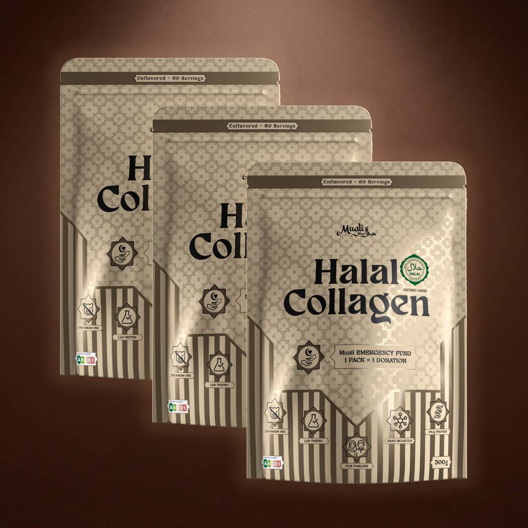 Premium Halal Kollagen | 3 Stück Bundle