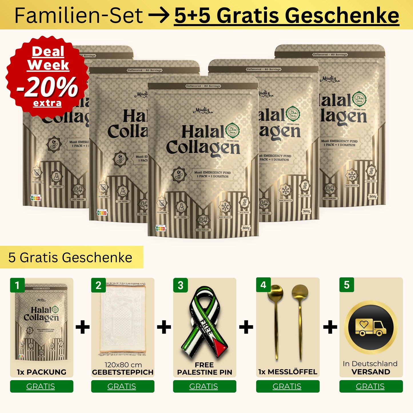 Familien-Set 5+5 Geschenke